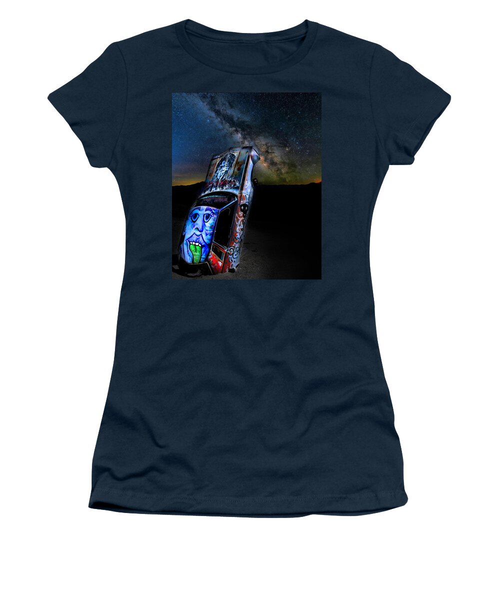 2020 Women's T-Shirt featuring the photograph Milky Way Over Mojave 4 by James Sage