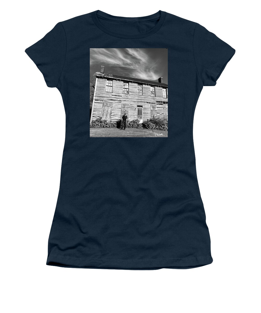 Minerva Memories Women's T-Shirt featuring the photograph Minerva Memories by Edward Smith