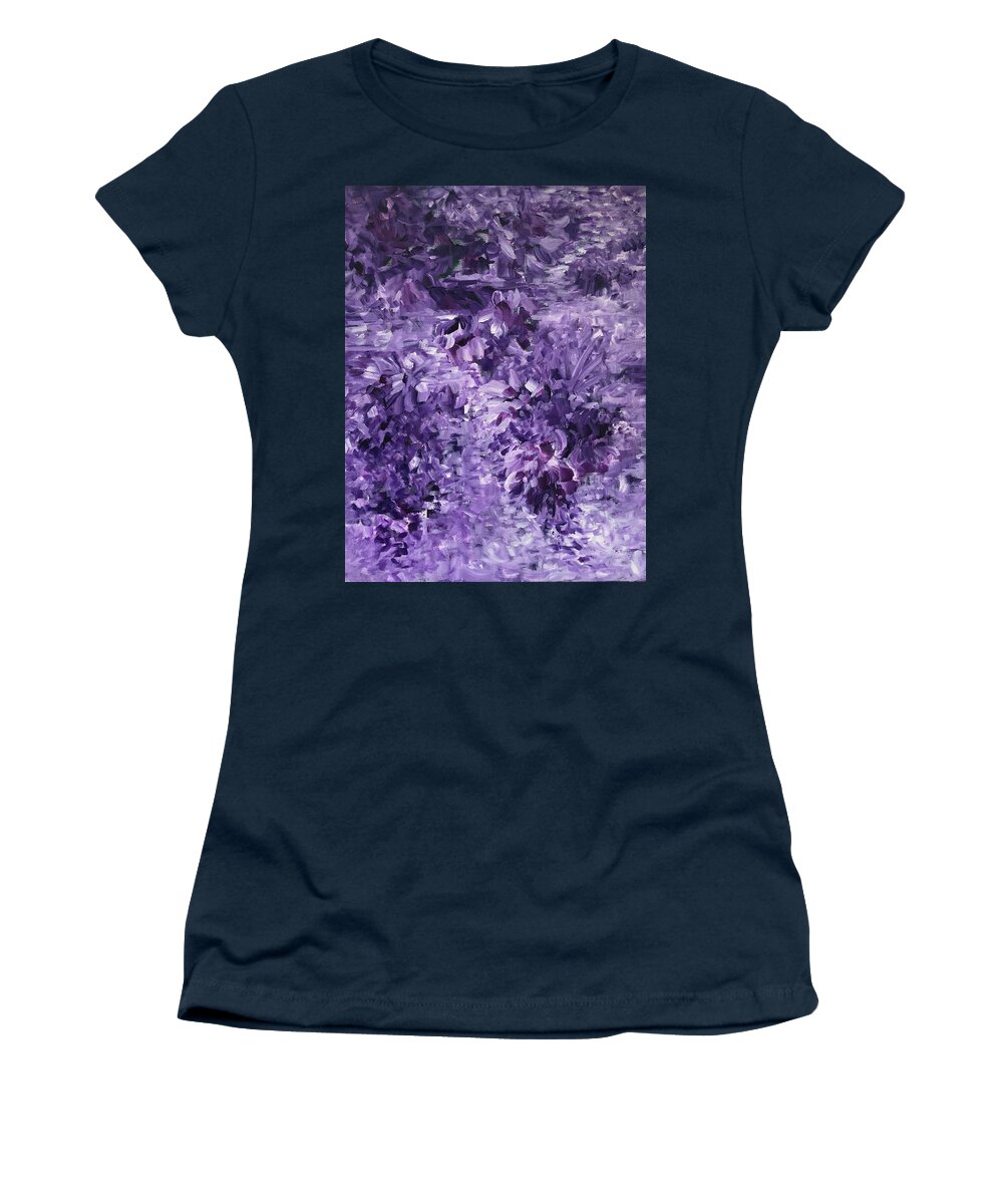 Mirage Women's T-Shirt featuring the painting Mirage #1 by Milly Tseng