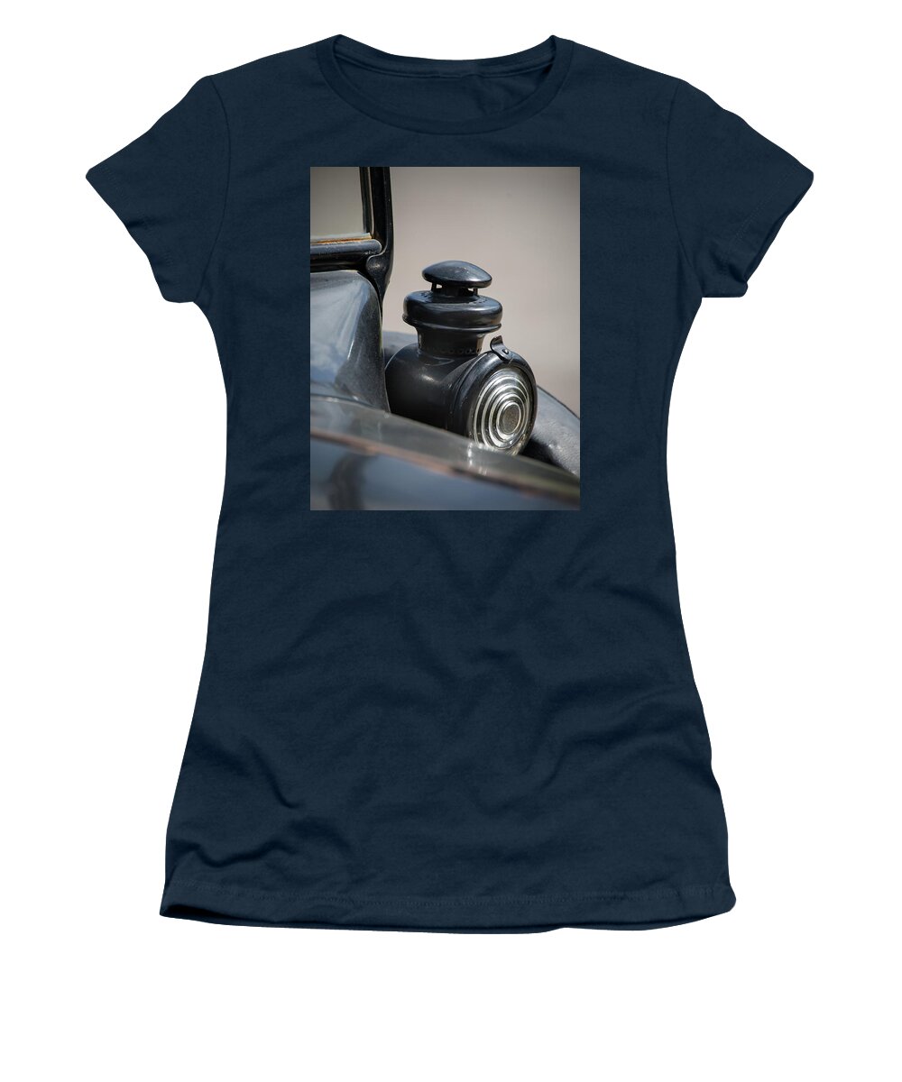 Model T Women's T-Shirt featuring the photograph Model T headlamp by M Kathleen Warren