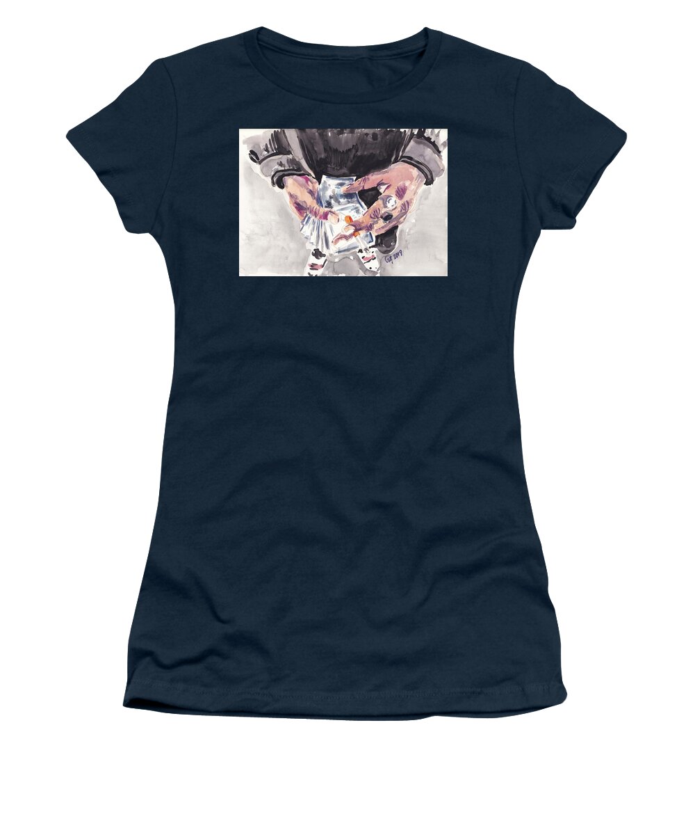 Money Women's T-Shirt featuring the painting Money by George Cret