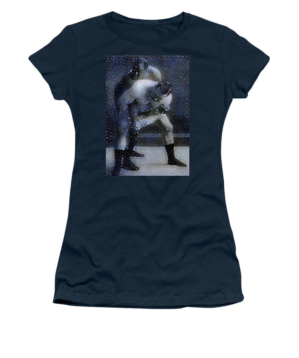 Men Women's T-Shirt featuring the digital art My Blue Heaven by Matthew Lazure