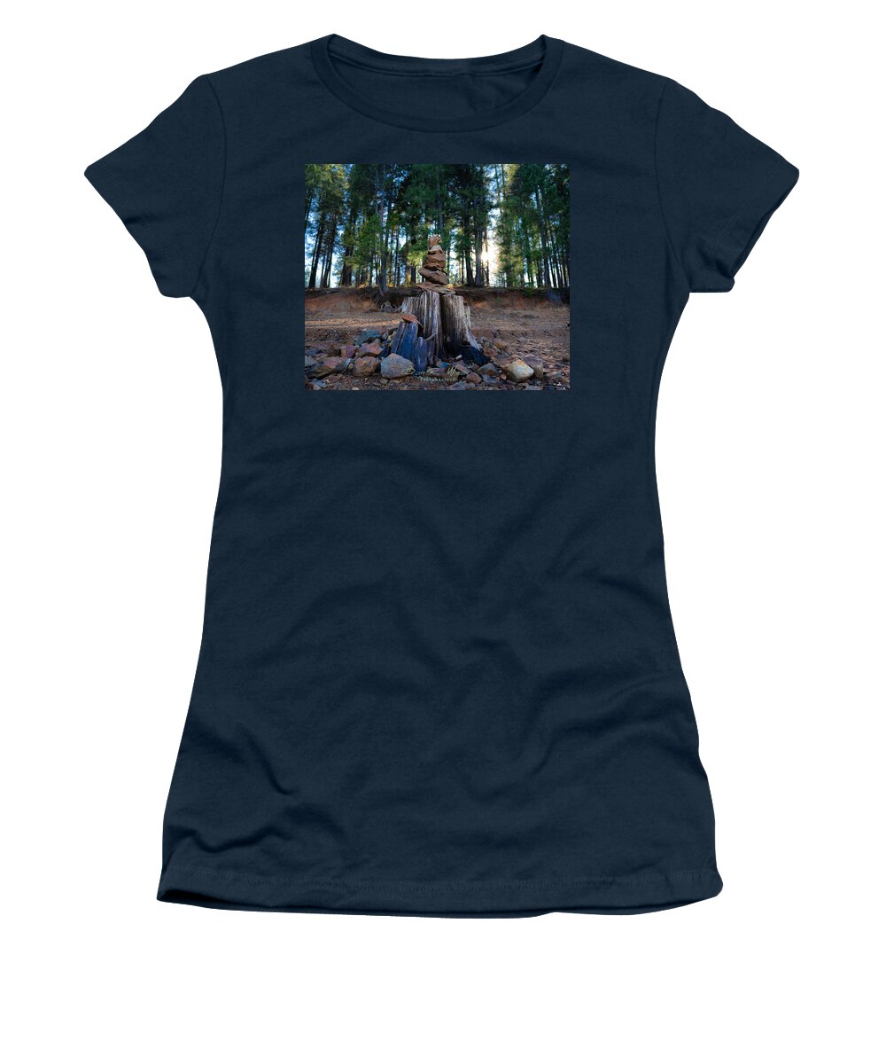 Landscape Women's T-Shirt featuring the photograph Mystery Mountain by Devin Wilson