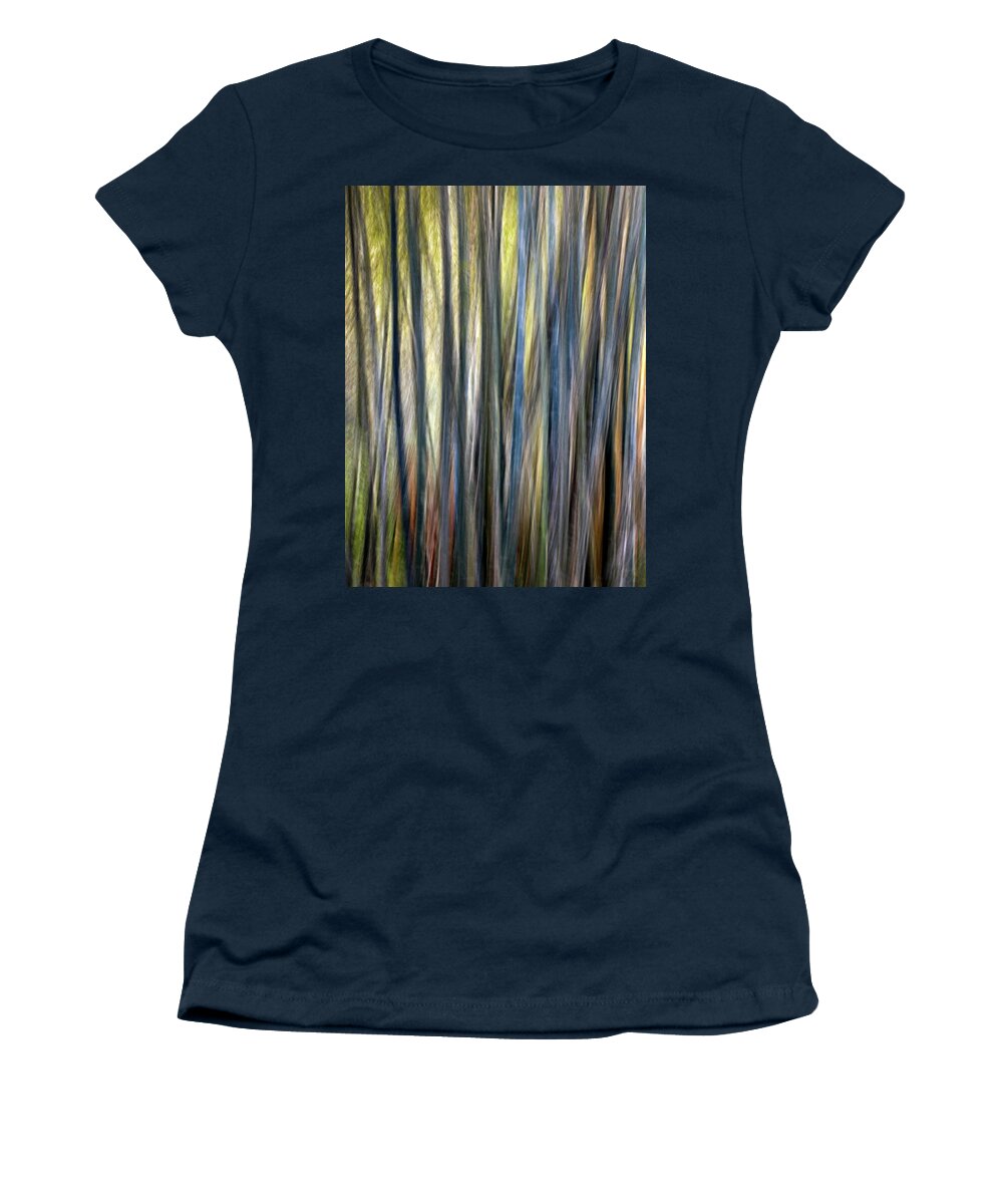 2022 Women's T-Shirt featuring the photograph Nature's Abstracts - Bamboo ICM by Teresa Wilson