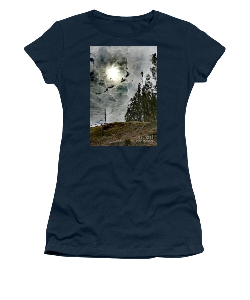 Clouds Women's T-Shirt featuring the photograph Nemesis Nebula by Alexandra Vusir