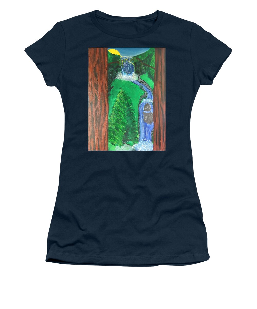 Women's T-Shirt featuring the digital art New day by Robert Lennon