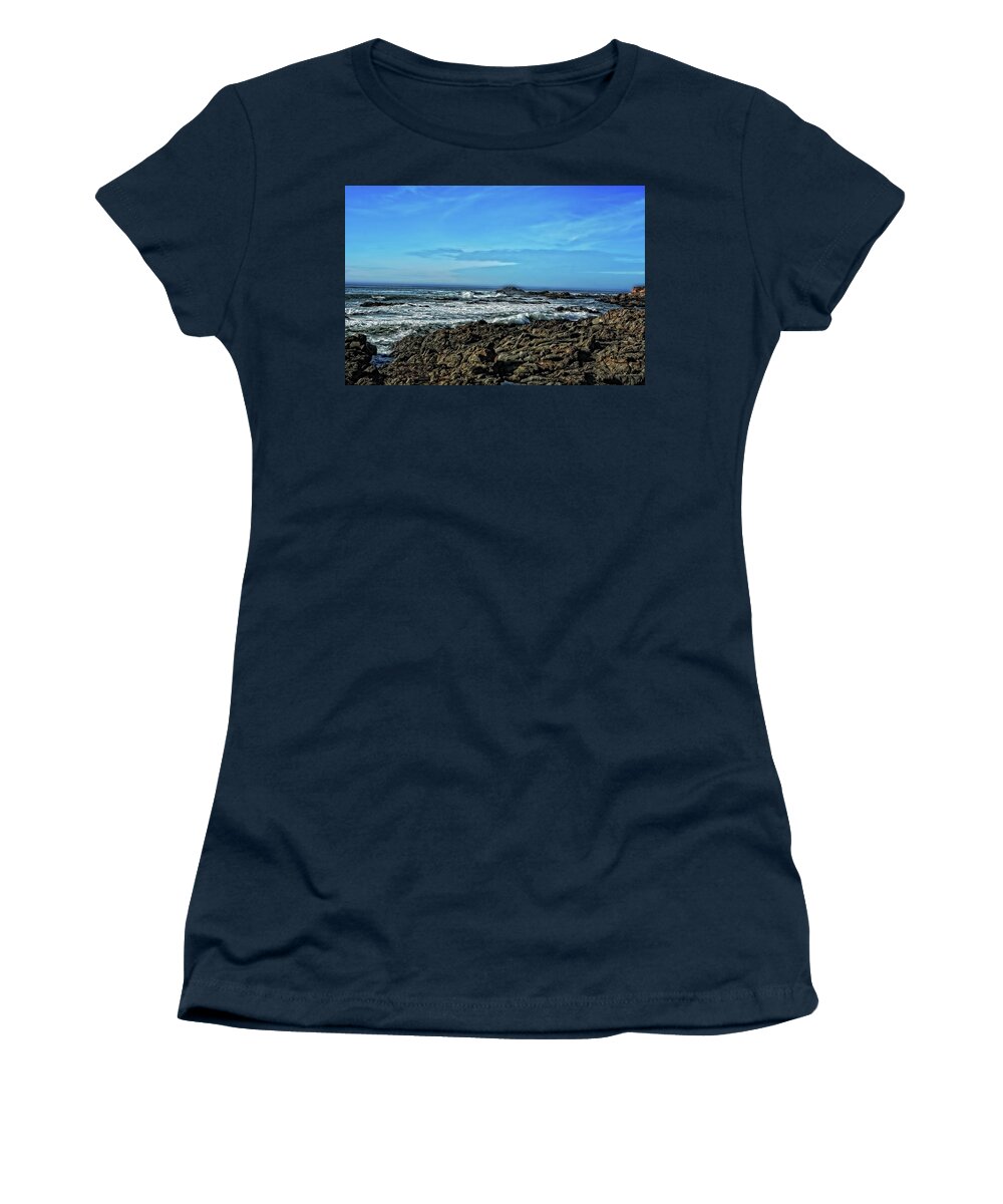 Pacific Ocean Women's T-Shirt featuring the photograph Northern California Coast 7 by Maggy Marsh