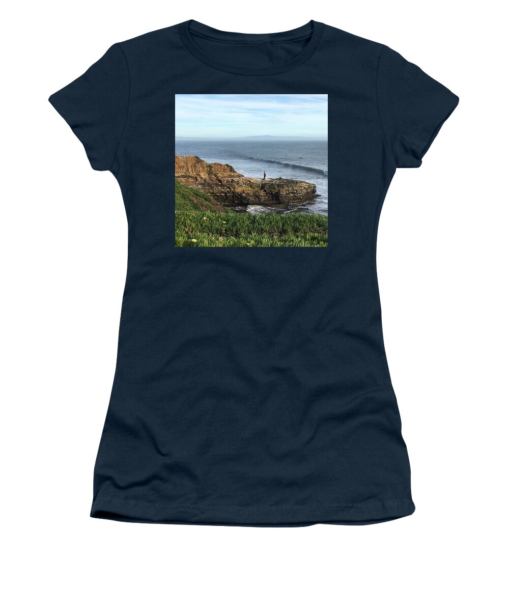 Jennifer Kane Webb Women's T-Shirt featuring the photograph Not Quite Alone by Jennifer Kane Webb