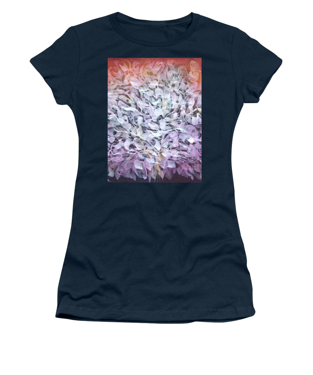 Watercolour Women's T-Shirt featuring the painting Nothing to Say by Petra Rau