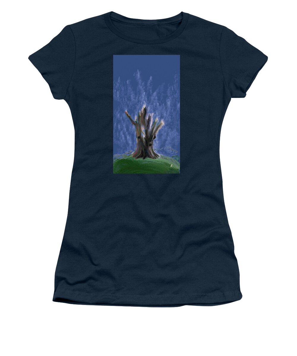 Old Women's T-Shirt featuring the digital art Old #k6 by Leif Sohlman