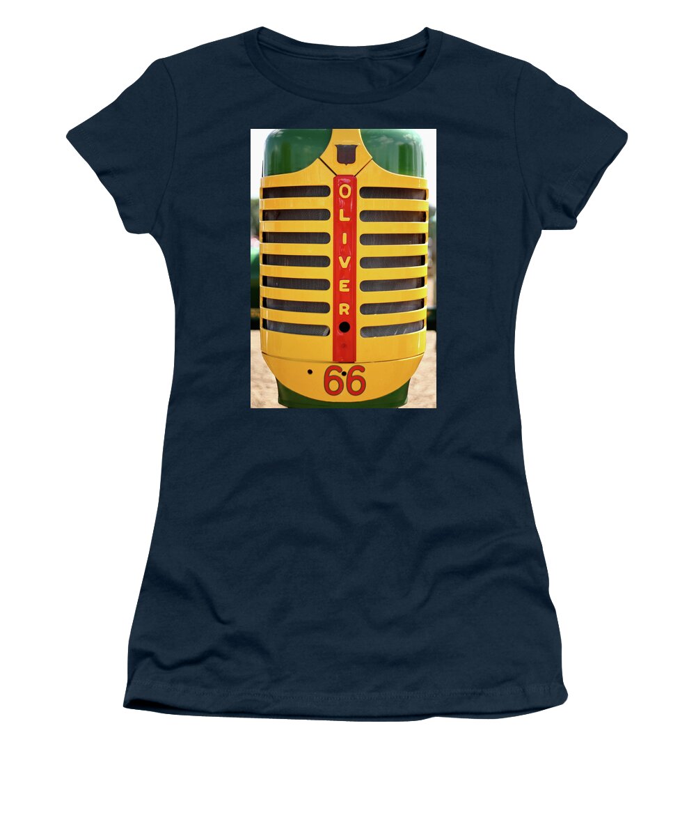 Oliver Tractor Women's T-Shirt featuring the photograph Oliver 66 by Lens Art Photography By Larry Trager
