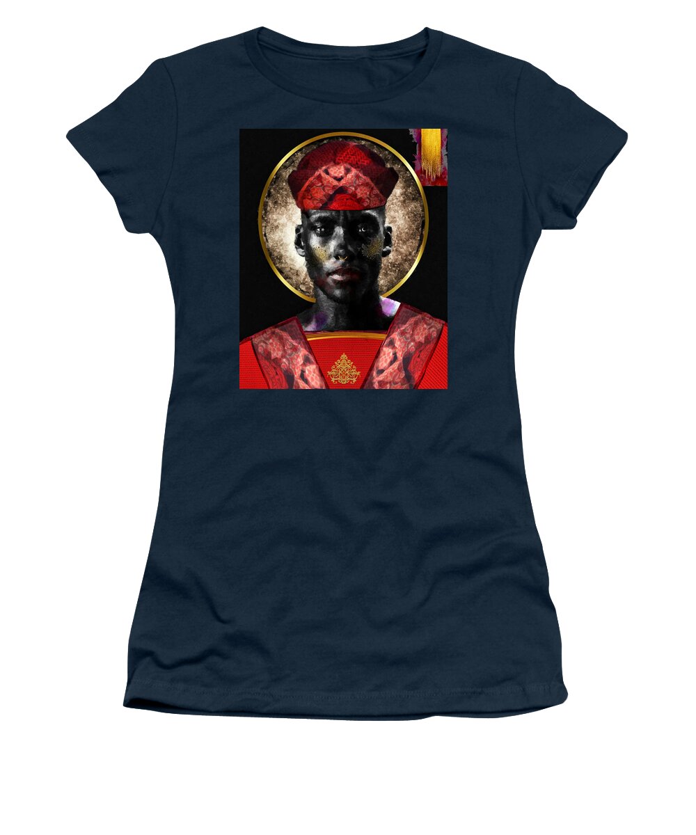 Opus Women's T-Shirt featuring the mixed media Opus by Canessa Thomas
