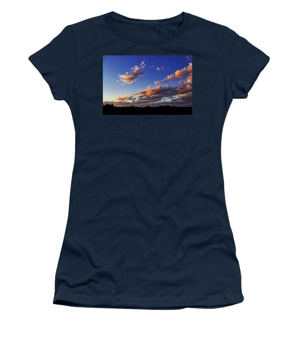 Sunset Women's T-Shirt featuring the photograph Outback Sunset 4 - Coober Pedy by Lexa Harpell