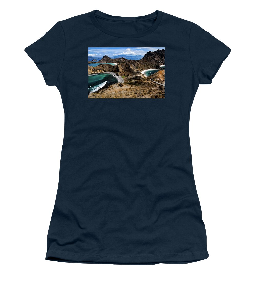 Padar Women's T-Shirt featuring the photograph Eternity - Padar Island. Flores, Indonesia by Earth And Spirit