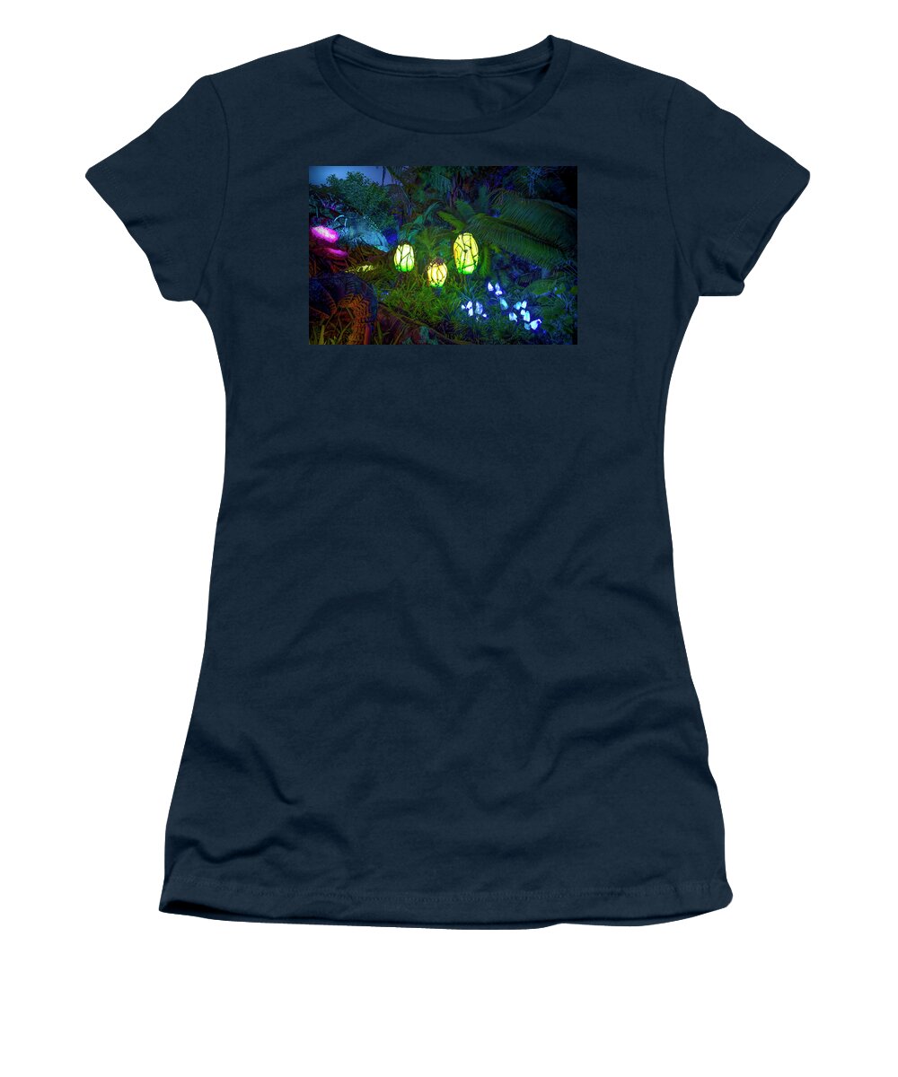 Pandora Women's T-Shirt featuring the photograph Pandora - World of Avatar by Mark Andrew Thomas