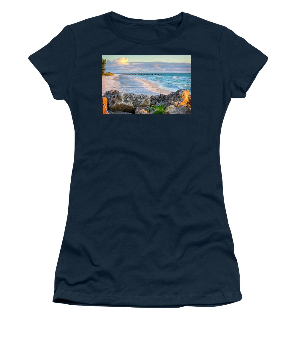 Sunset Women's T-Shirt featuring the photograph Peace and Tranquility by Michael Smith