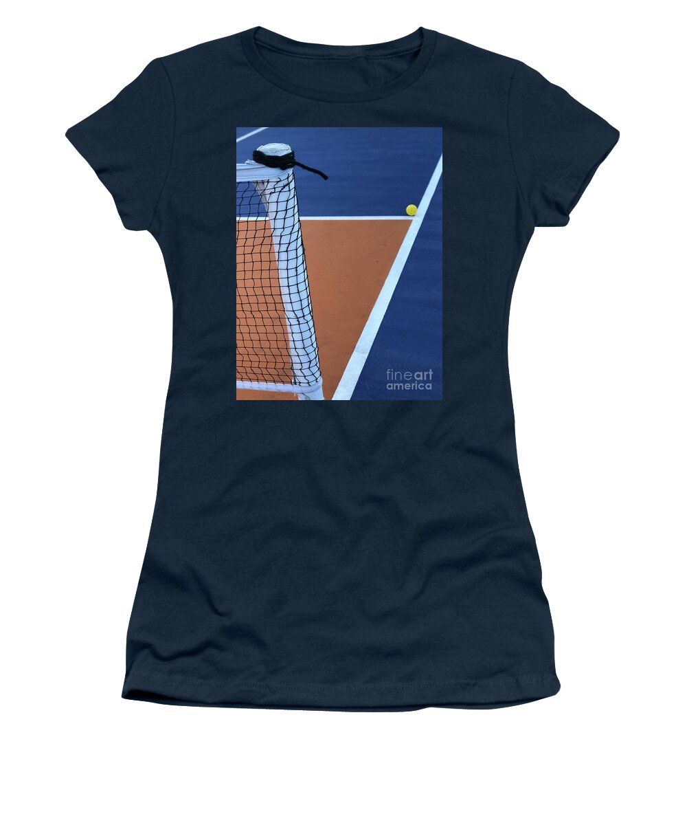Court Women's T-Shirt featuring the photograph Pickle Ball Time by Diana Rajala