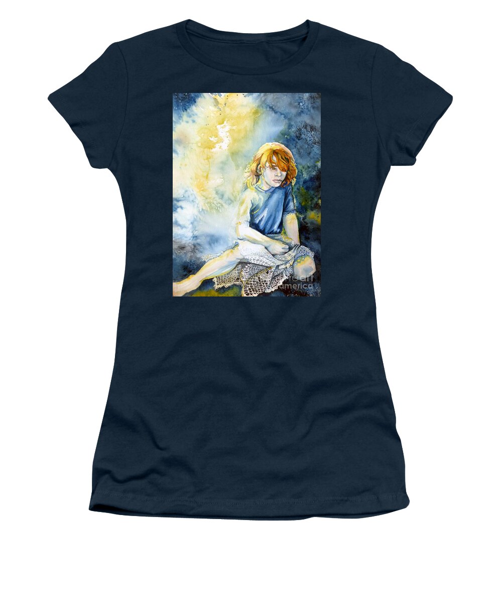 Pre Teen Women's T-Shirt featuring the painting Pre Teen by Merana Cadorette