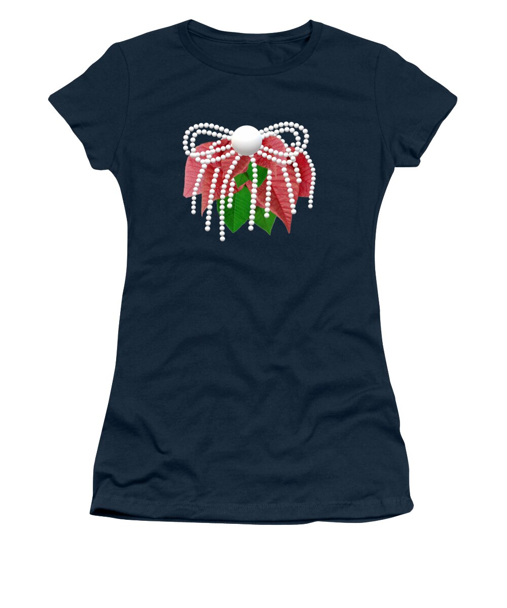 Pretty Women's T-Shirt featuring the digital art Pretty Ugly Holiday Shirt by Delynn Addams
