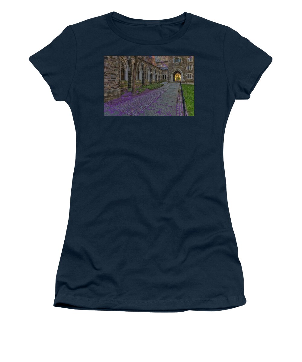 Princeton University Women's T-Shirt featuring the photograph Princeton University Spring by Susan Candelario