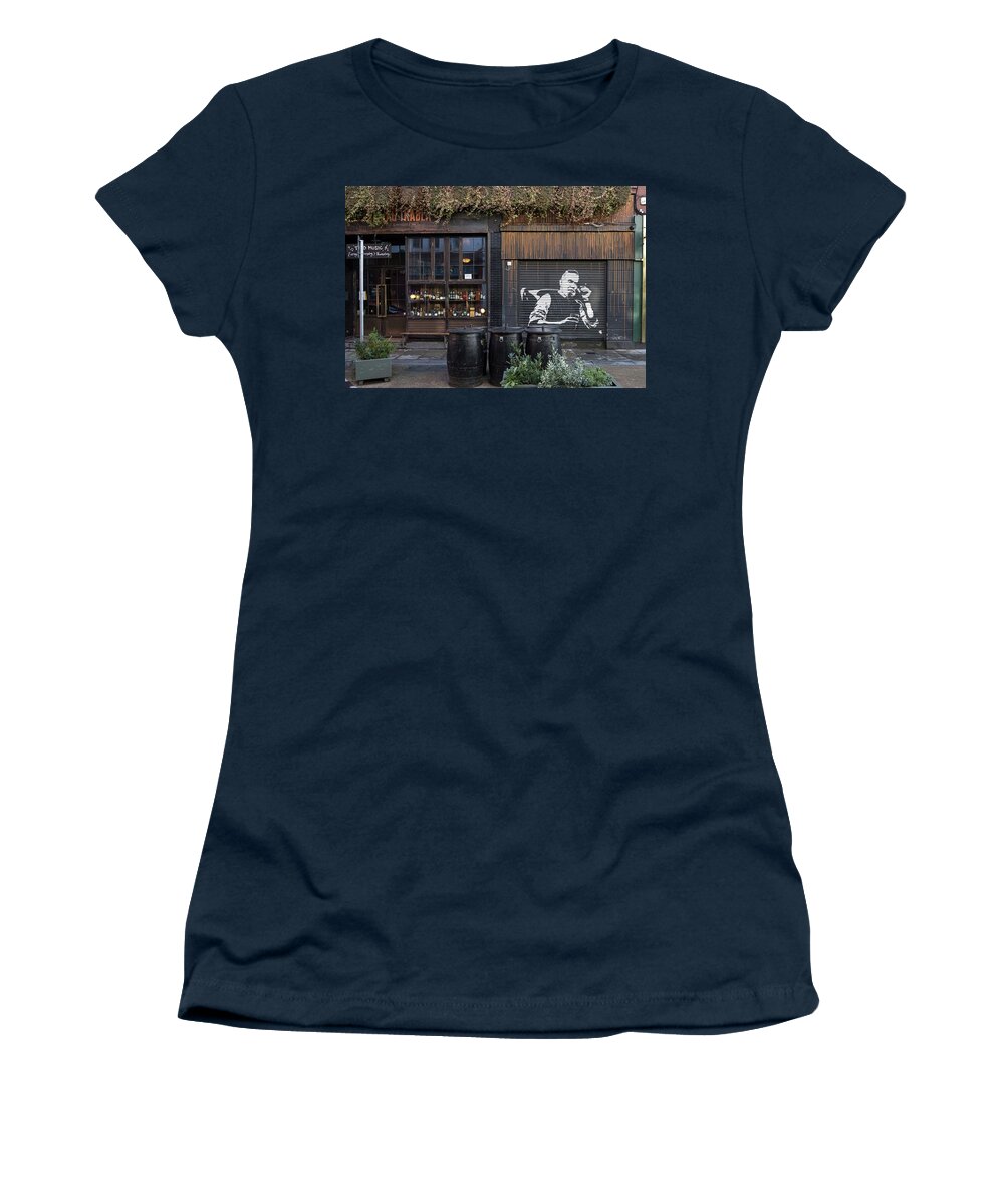 Ireland Women's T-Shirt featuring the photograph Pub scene by Matt MacMillan