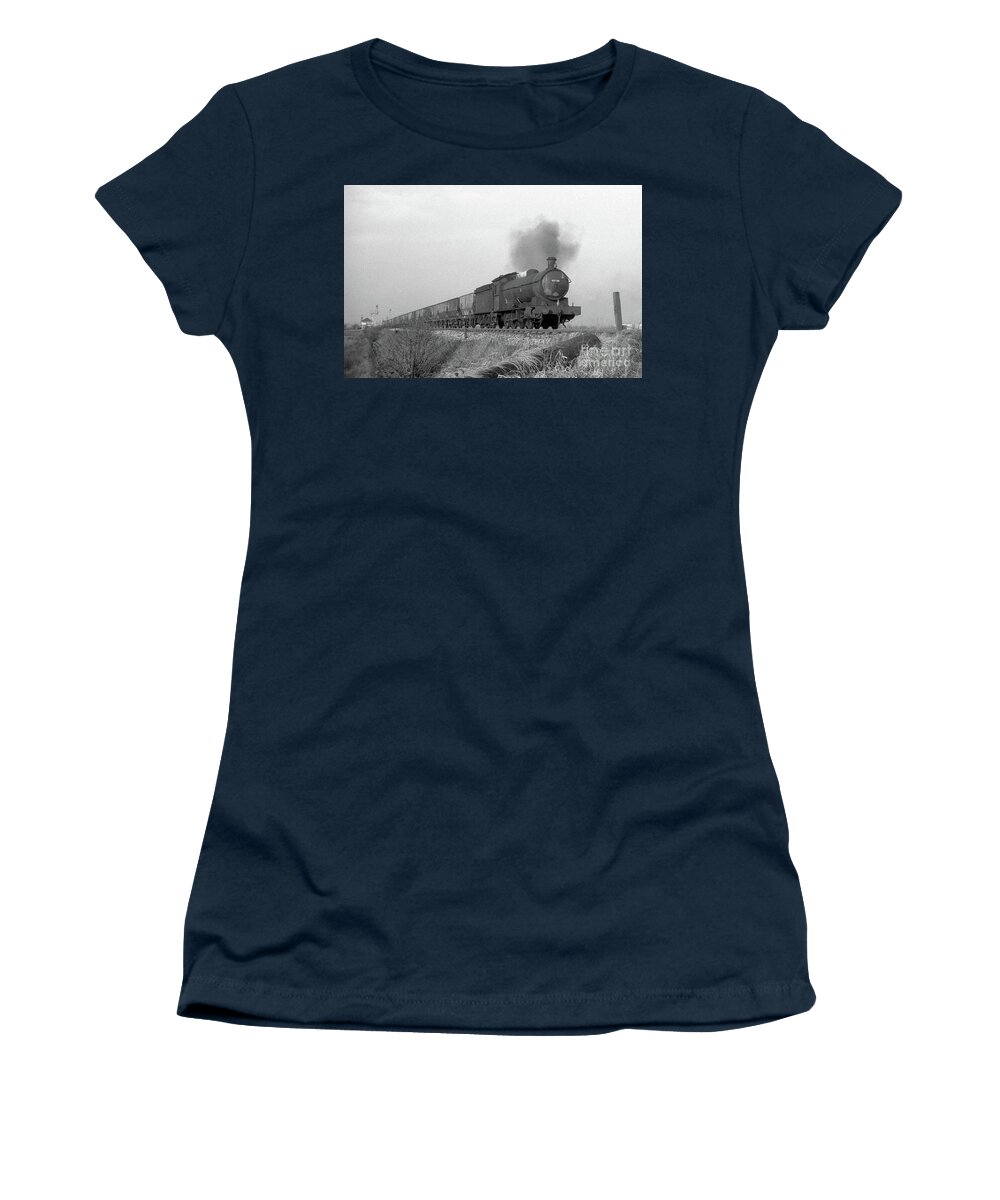 Old Women's T-Shirt featuring the photograph Q6 Steam Train by Bryan Attewell