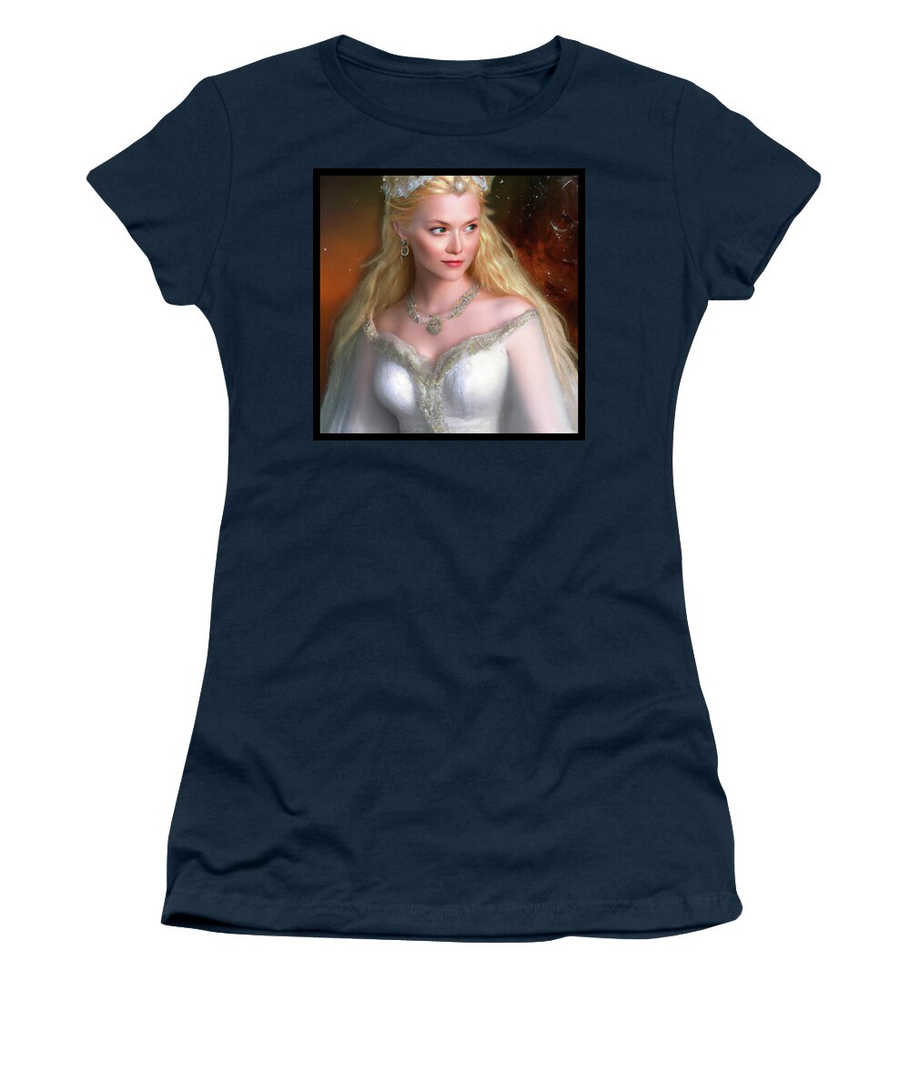 Healer Women's T-Shirt featuring the digital art Radiant Princess by Shawn Dall