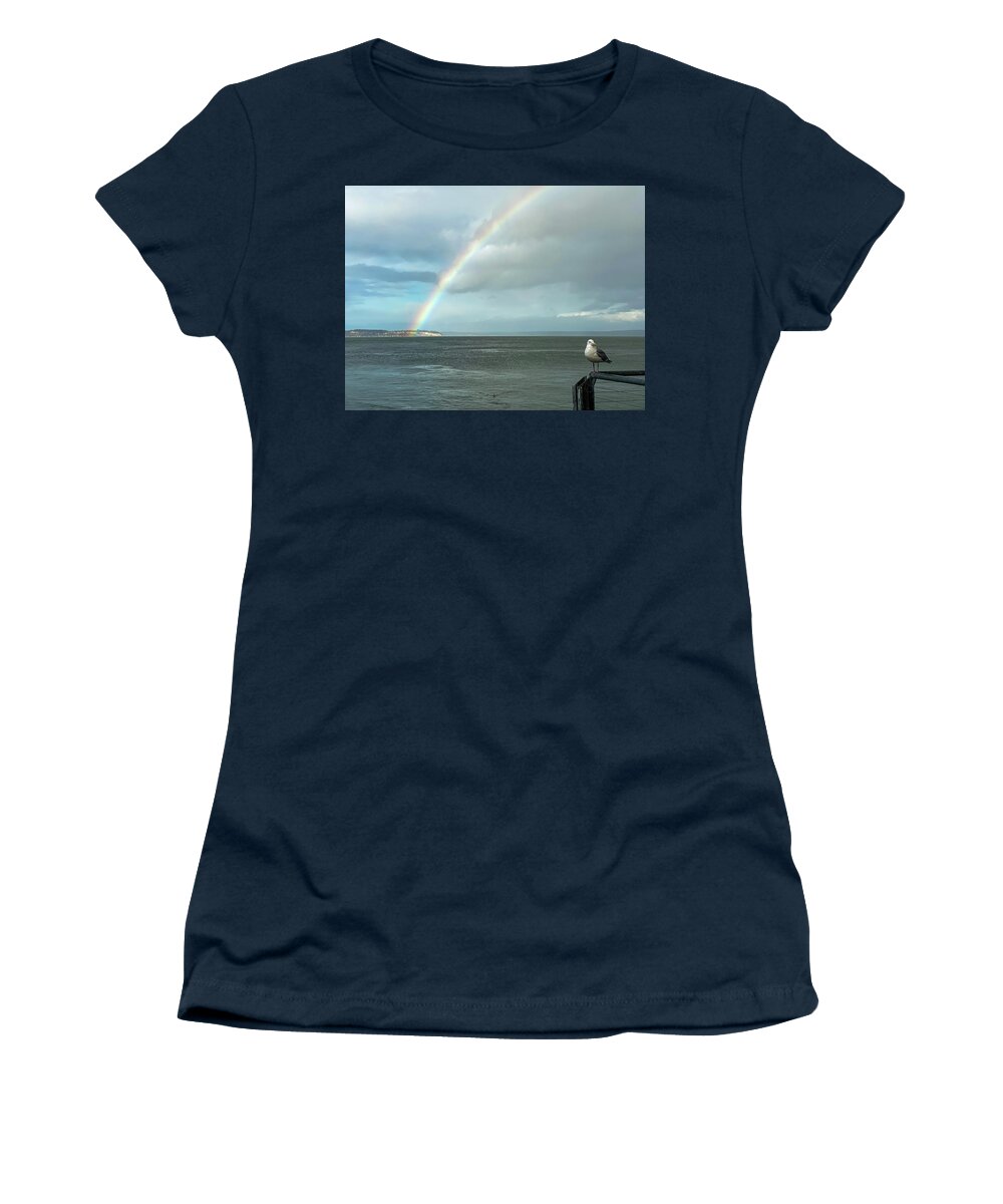 Rainbow Women's T-Shirt featuring the photograph Rainbow II by Anamar Pictures