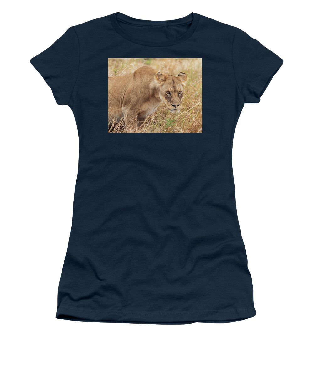 Africa Women's T-Shirt featuring the photograph Ready to Hunt by Betty Eich