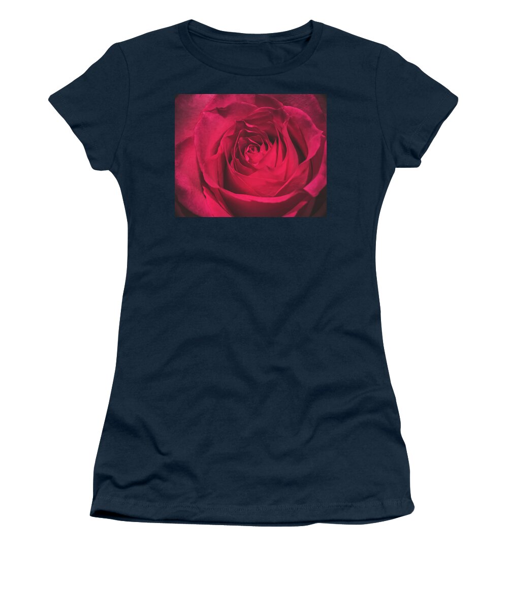 Red Women's T-Shirt featuring the photograph Red Rose by Anamar Pictures