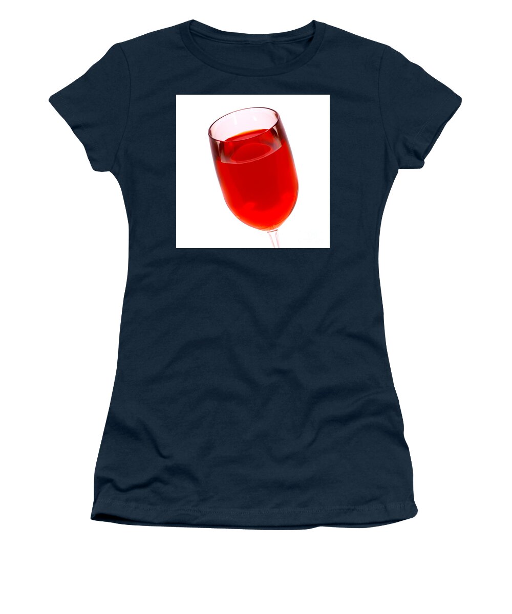 Red Women's T-Shirt featuring the photograph Red Wine by Olivier Le Queinec