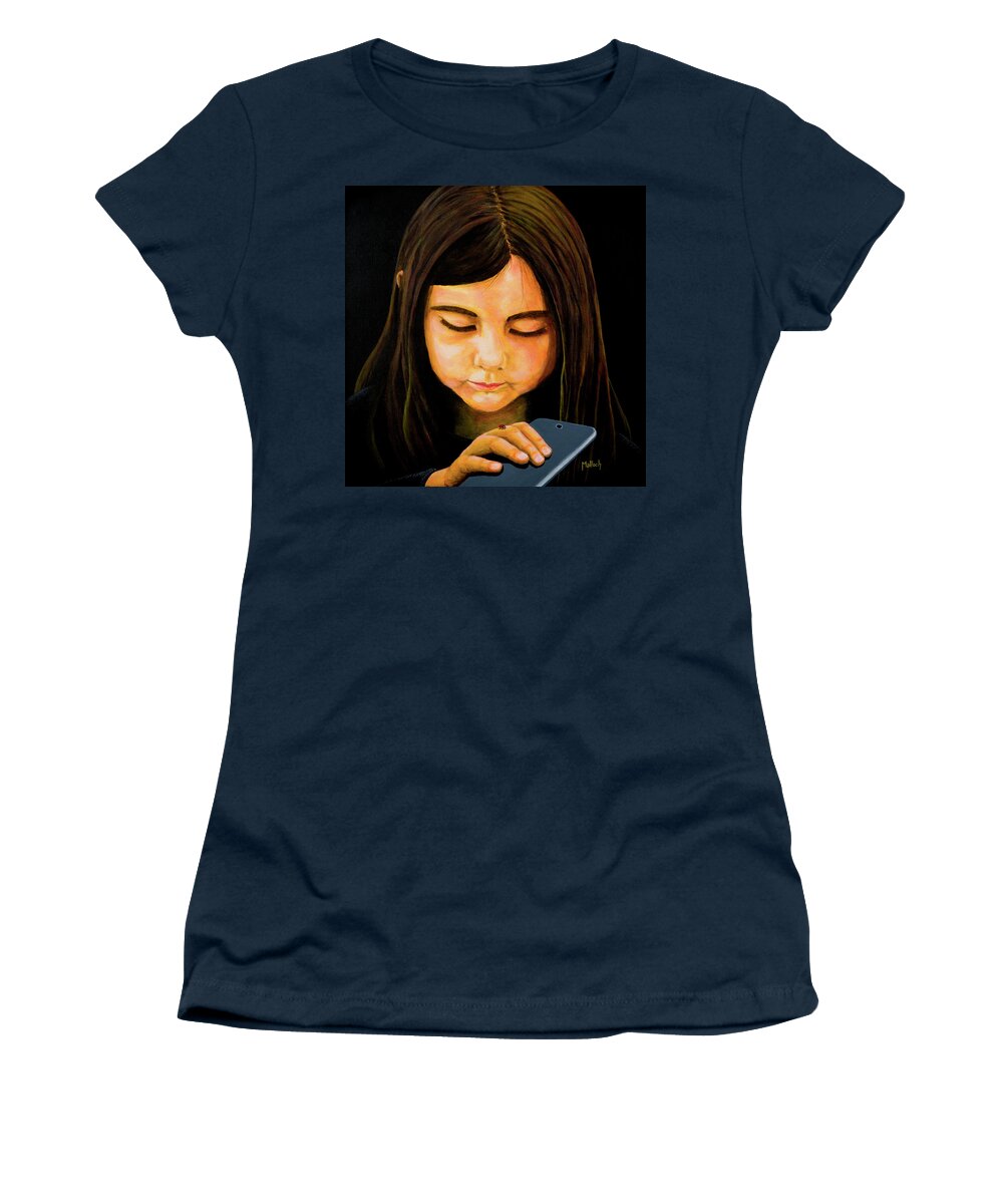 Ladybug Women's T-Shirt featuring the painting Renewal by Jack Malloch