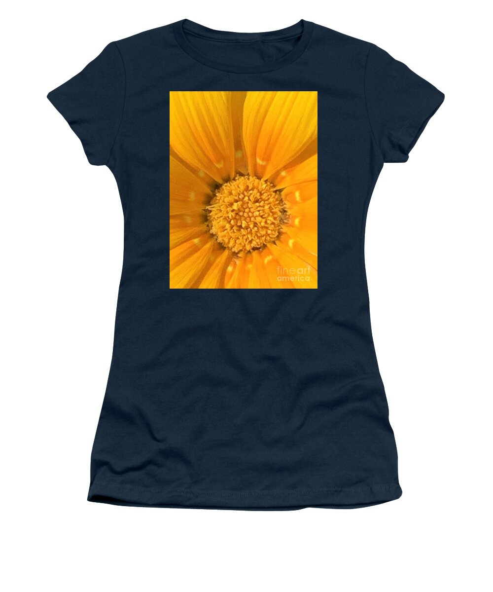 Orange Women's T-Shirt featuring the photograph Resplendent Aureole by Tiesa Wesen