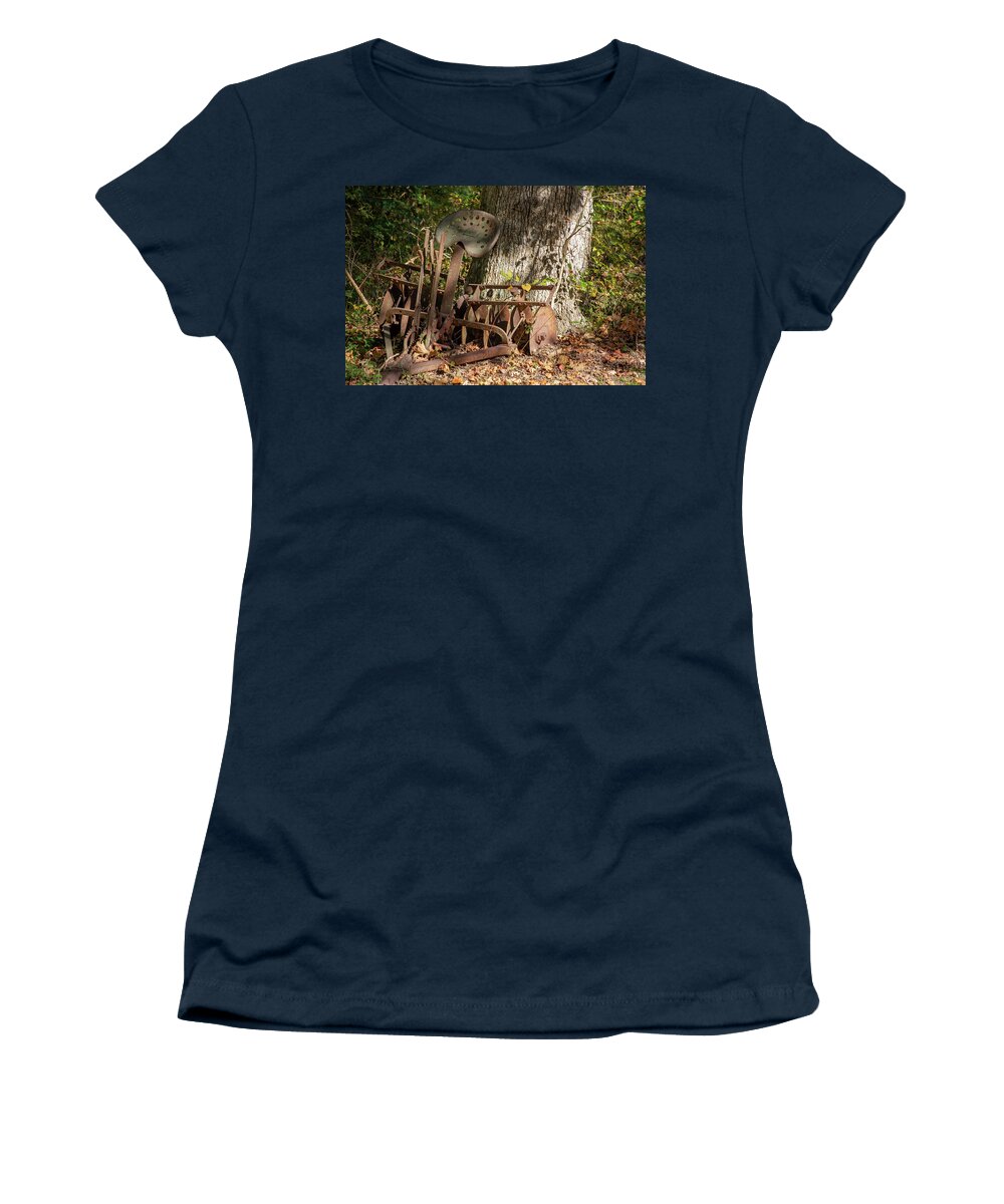 Rusty Women's T-Shirt featuring the photograph Retired by Linda Segerson