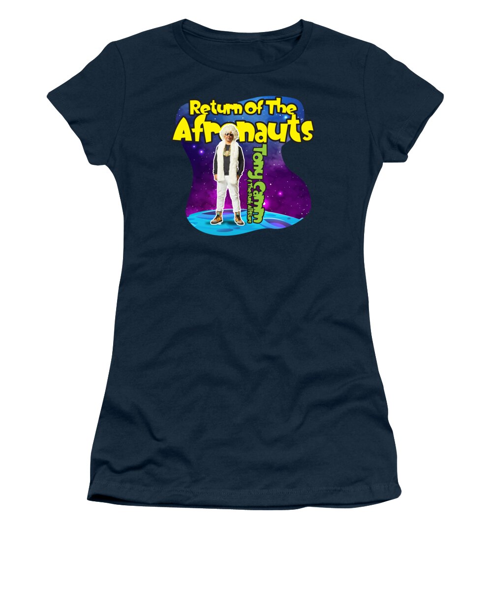  Women's T-Shirt featuring the digital art Return of the Afronauts by Tony Camm