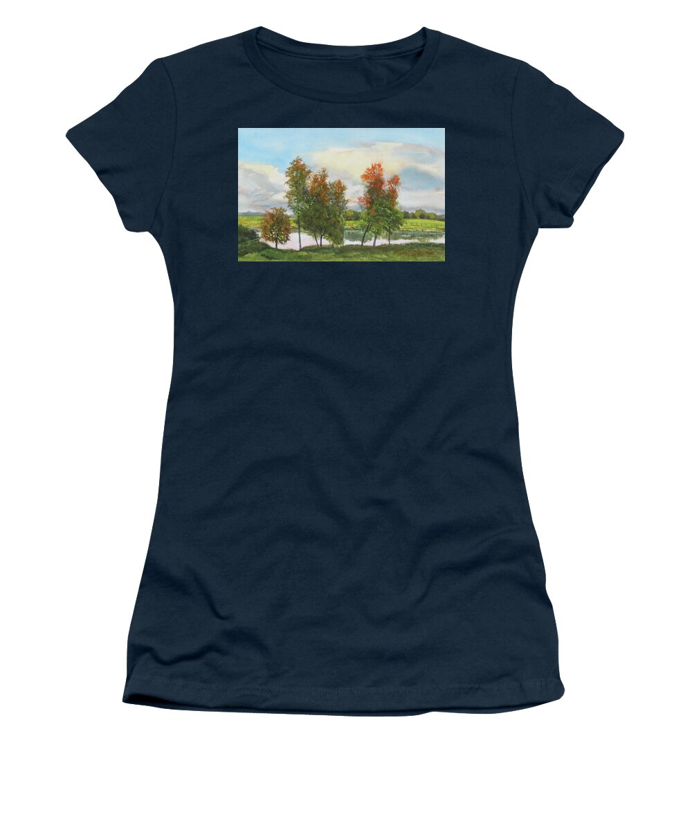  Women's T-Shirt featuring the painting Roy Ward 1 by Roy Ward