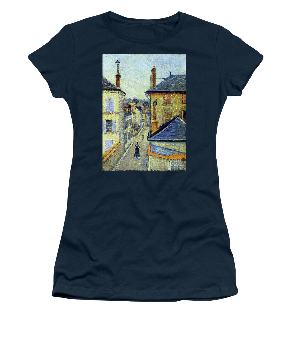Cc0 Women's T-Shirt featuring the photograph Rue des Etuves by Leo Marie Gausson by Jack Torcello