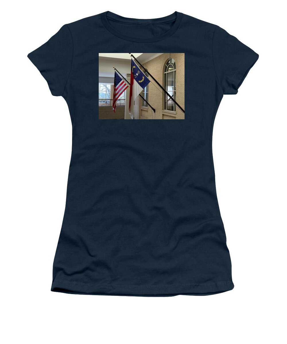 Flag Women's T-Shirt featuring the photograph Salute by Lee Darnell