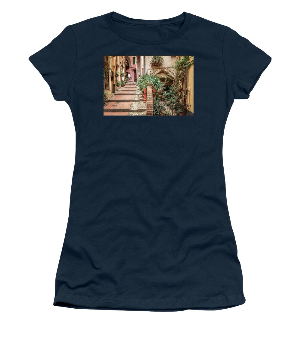 Decoration Women's T-Shirt featuring the photograph San Remo old Town, Italy by Benoit Bruchez