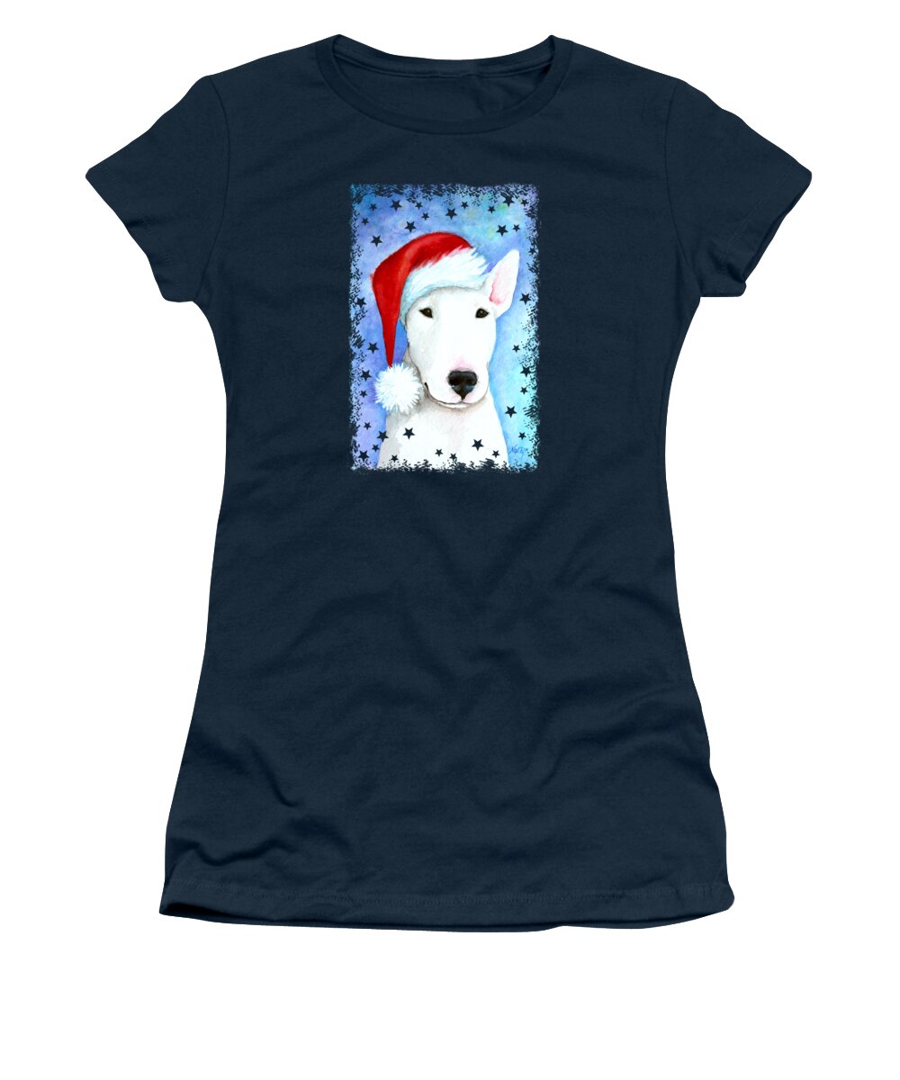 Noewi Women's T-Shirt featuring the painting Santa Bully by Jindra Noewi