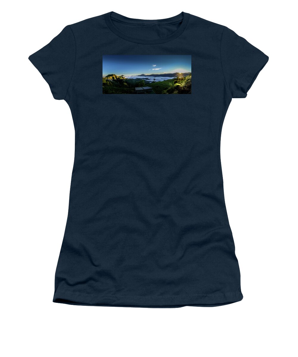 Apo Women's T-Shirt featuring the photograph Sea of Clouds in Mountain Province by Arj Munoz