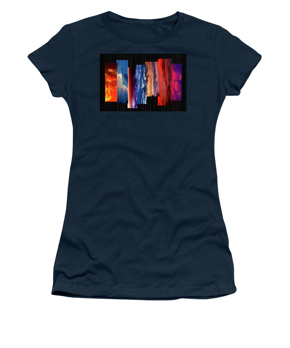 Color Women's T-Shirt featuring the photograph Seven Skys by Alan Hausenflock