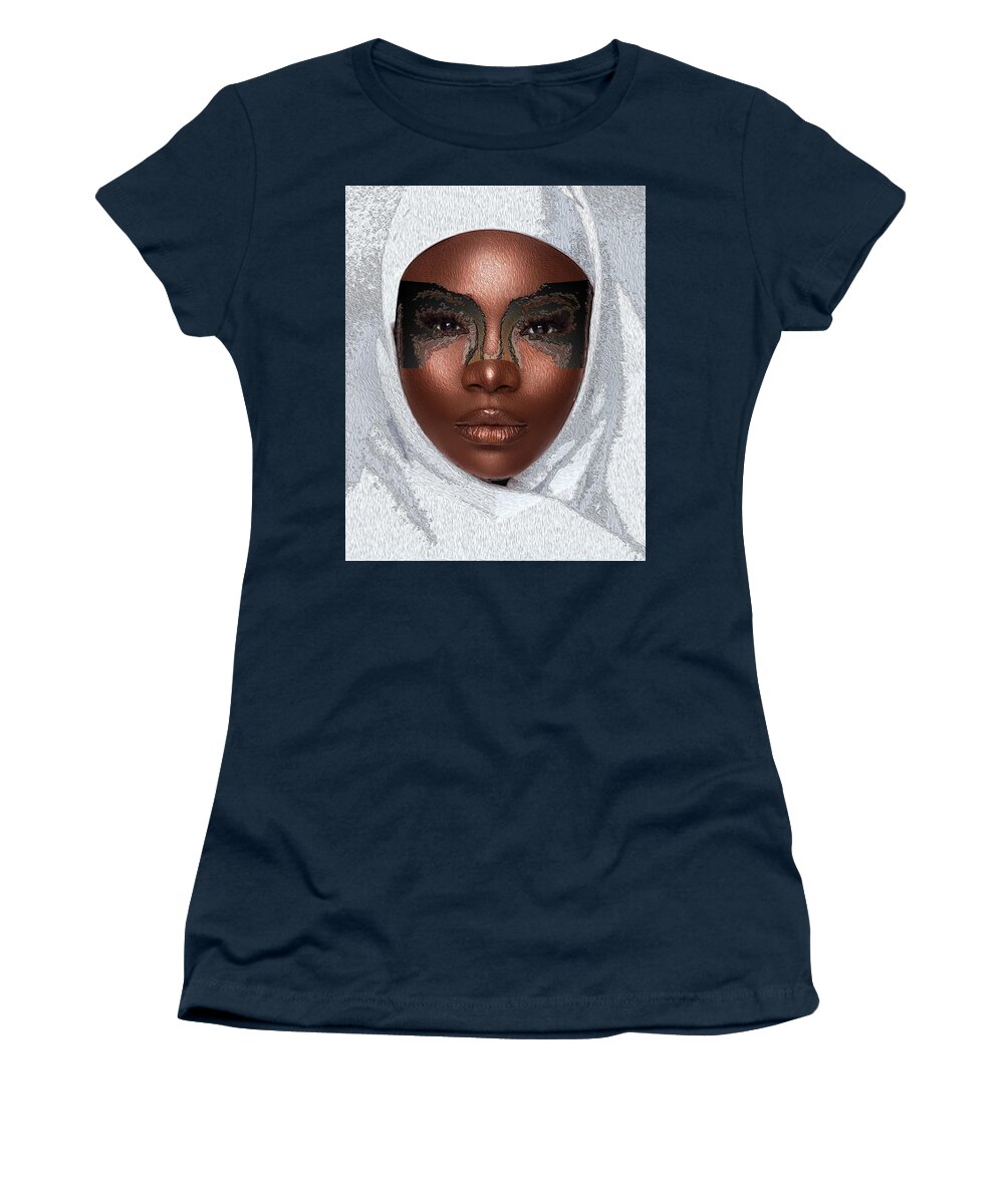 Shades Collection 1 Women's T-Shirt featuring the digital art Shades of Me 5 by Aldane Wynter