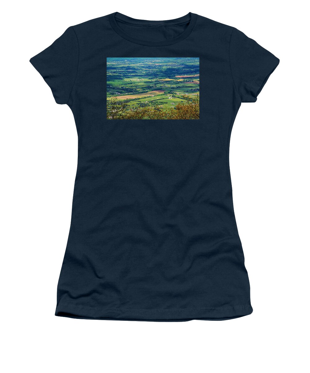 National Park Women's T-Shirt featuring the photograph Shenandoah Valley by Dale R Carlson