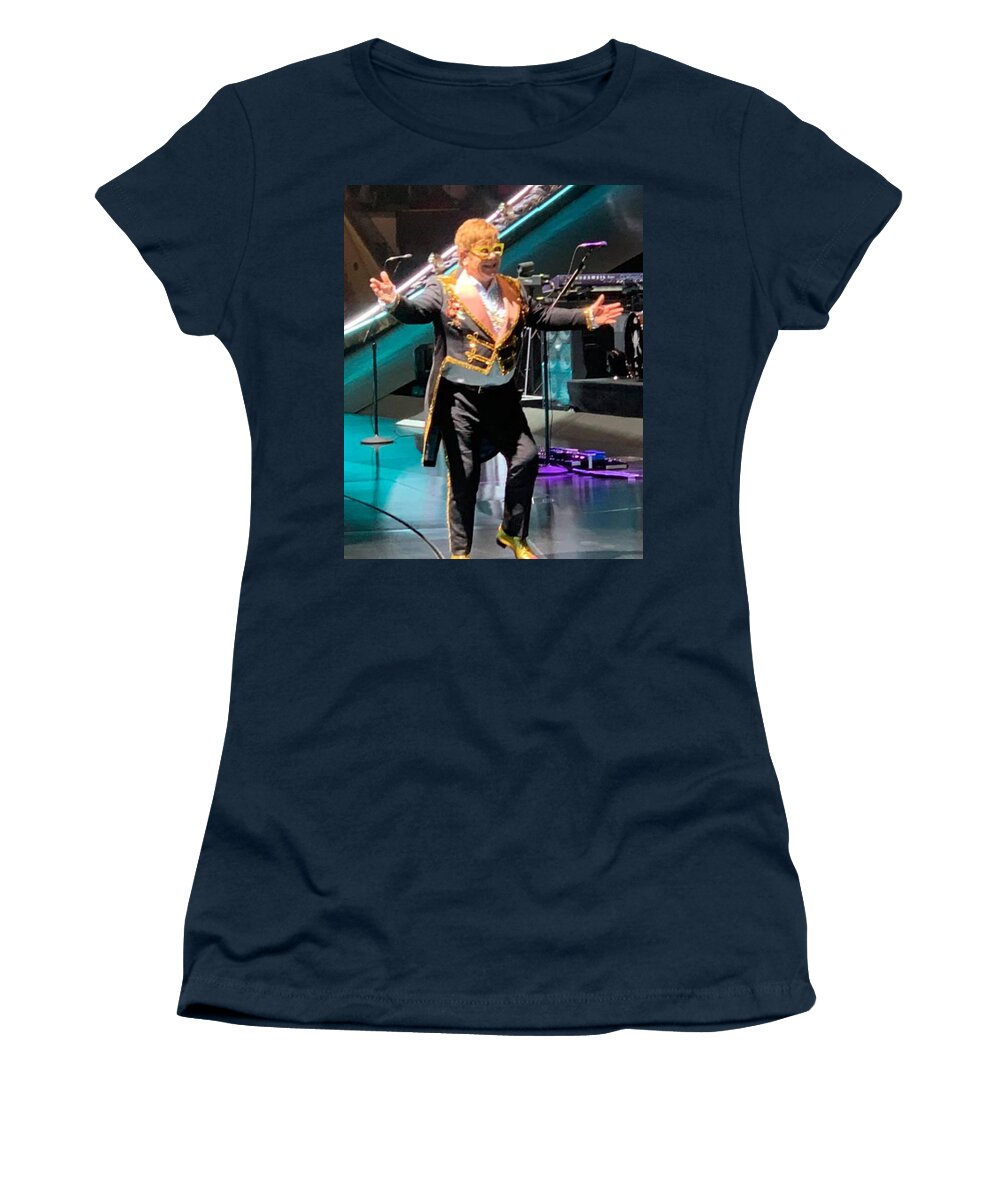 Elton Women's T-Shirt featuring the photograph Sir Elton by Lee Darnell