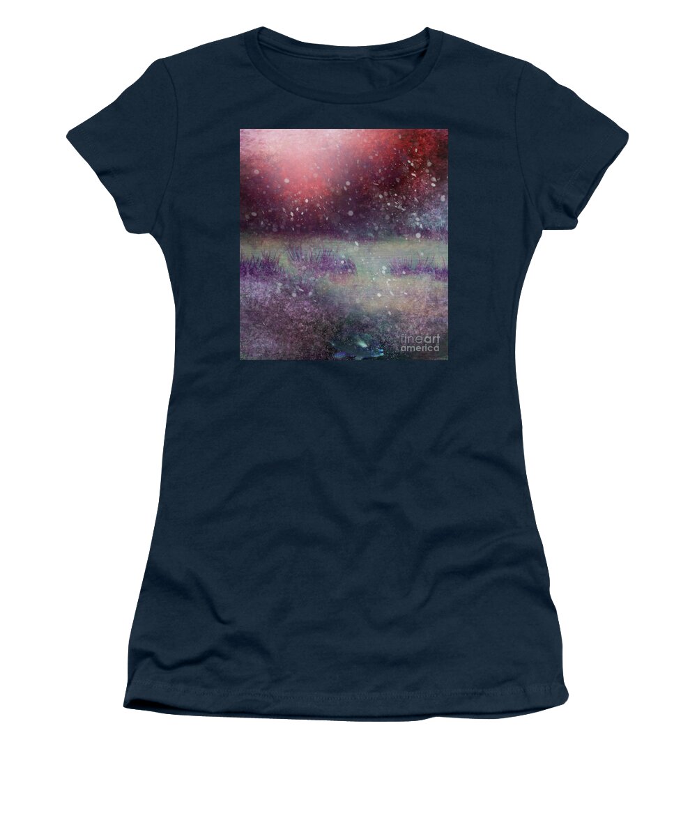 Christmas Women's T-Shirt featuring the digital art Sixteen Day's To Christmas 2020 by Julie Grimshaw