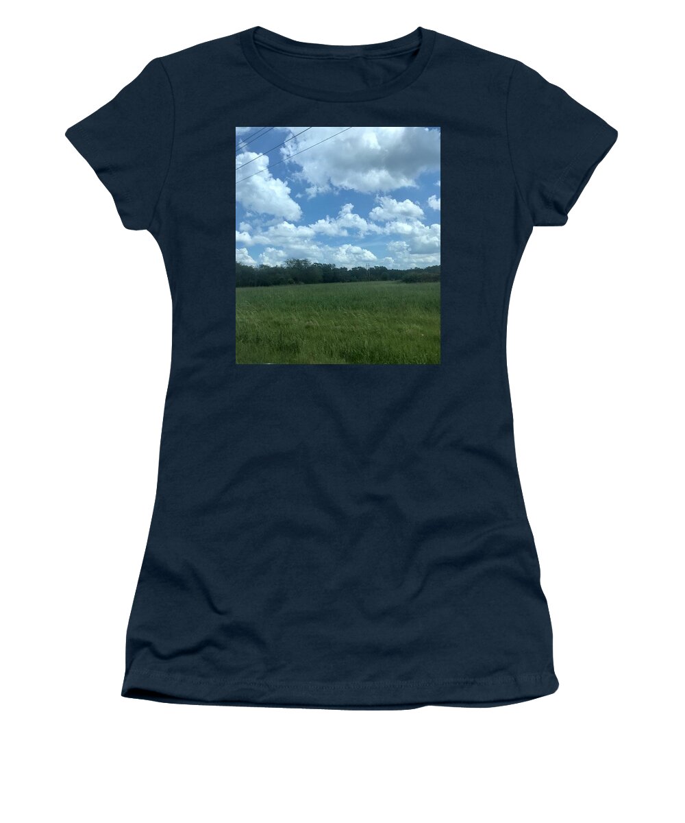  Women's T-Shirt featuring the photograph sky by Angie ONeal