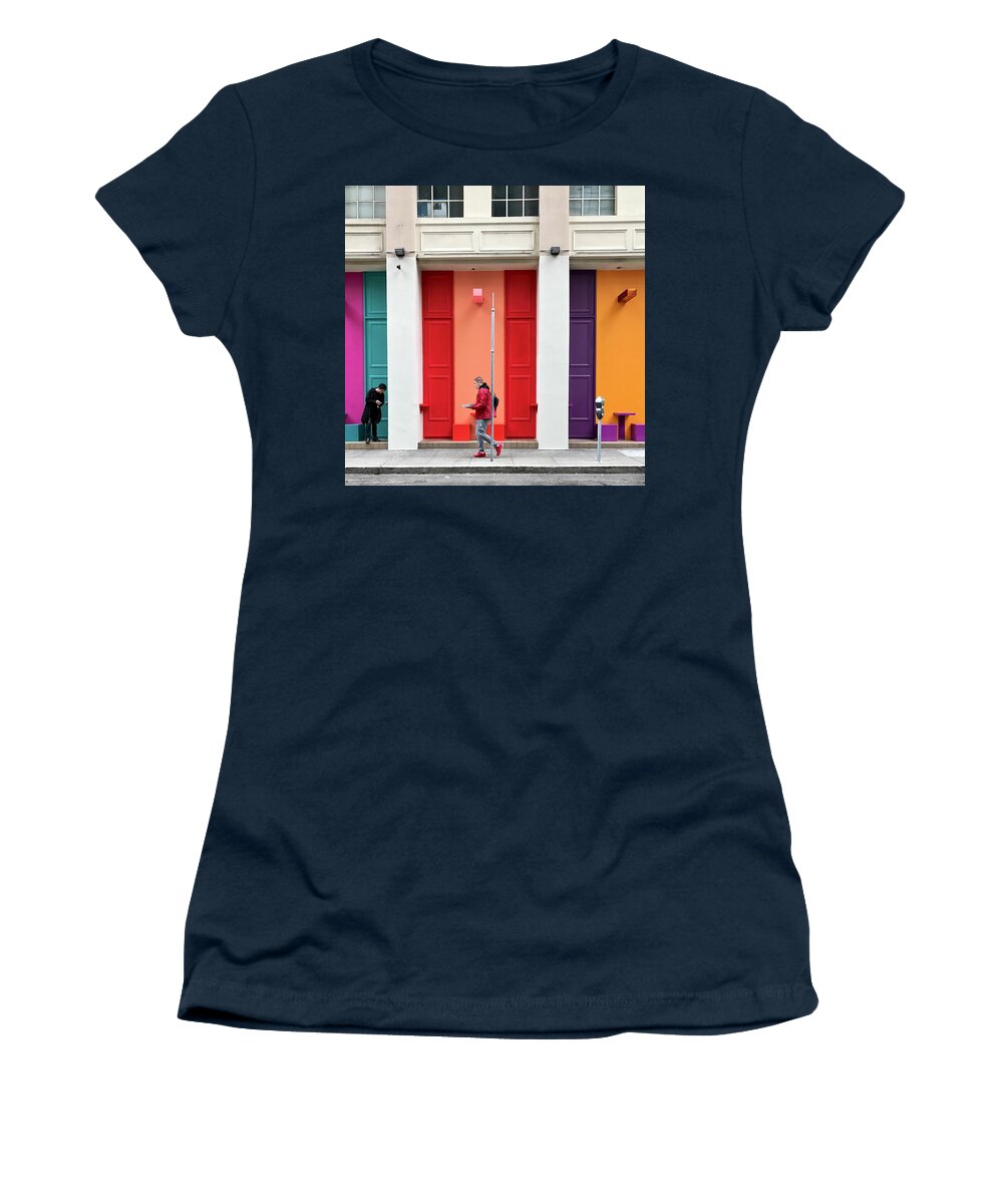  Women's T-Shirt featuring the photograph Solitary Duo by Julie Gebhardt