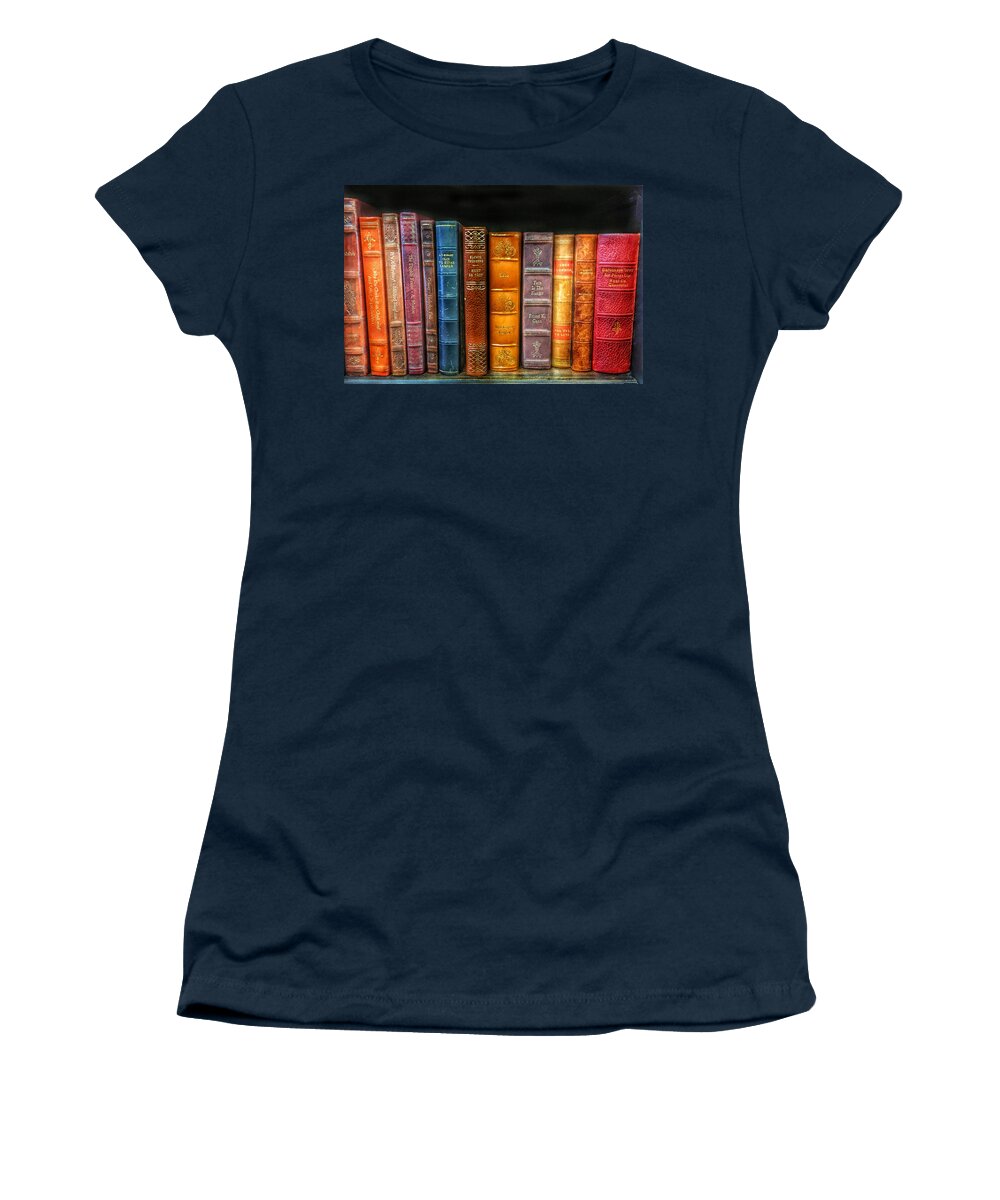Photo Women's T-Shirt featuring the photograph Some Light Reading by Anthony M Davis