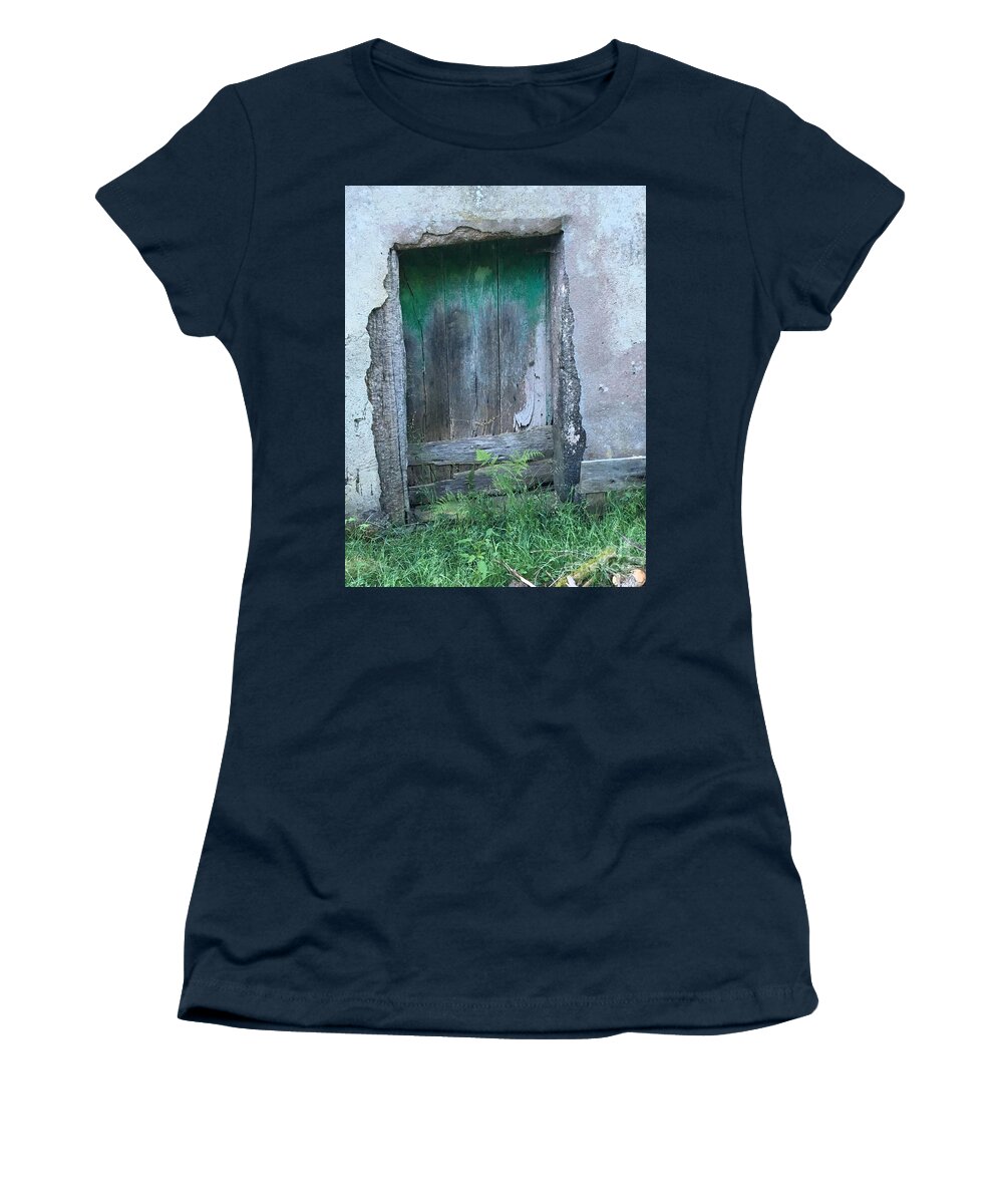Old Women's T-Shirt featuring the photograph Spain Door 7 by Cheryl Rhodes